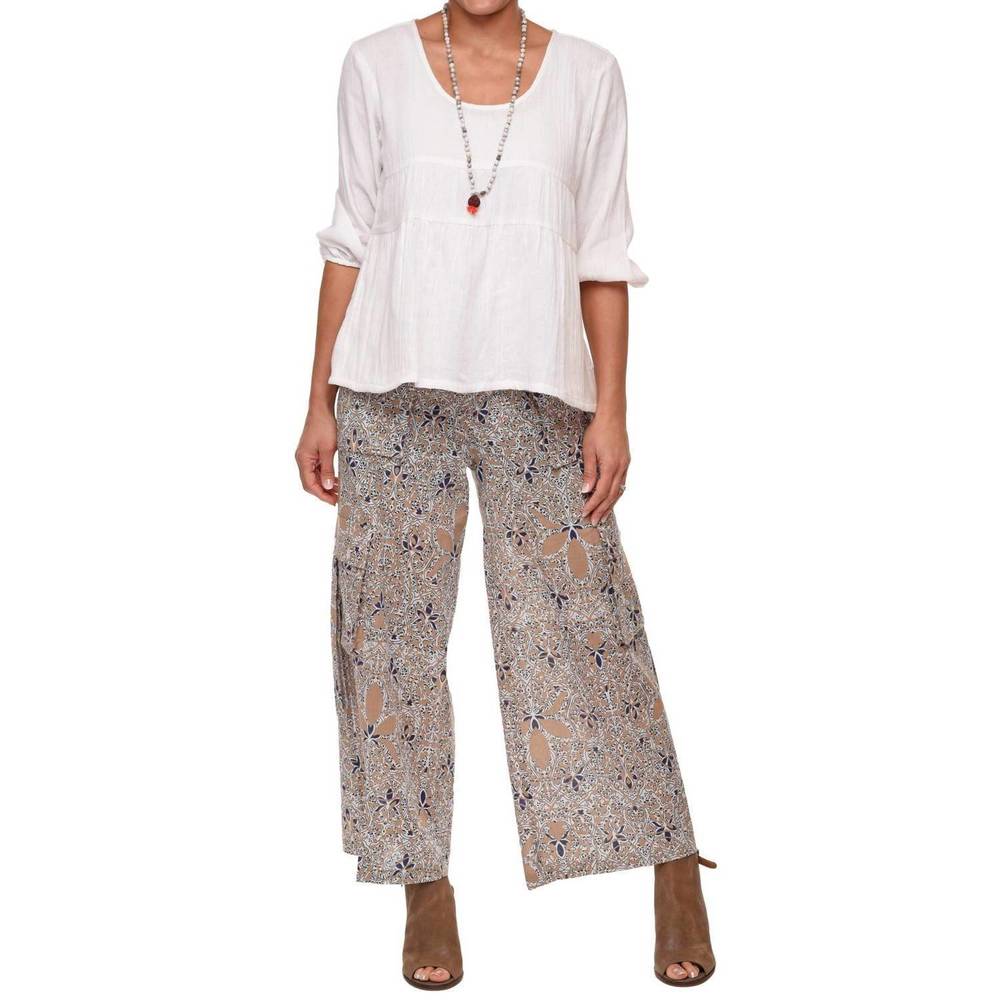 NEW TULIP CLOTHING dove top in white